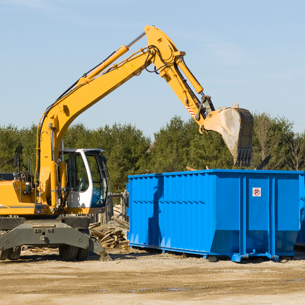 can i choose the location where the residential dumpster will be placed in Fillmore MI